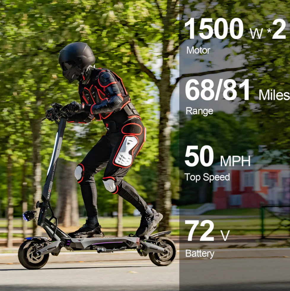 Nanrobot N6 | 72V 30Ah Dual 1500w Electric Scooter – Rydology